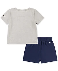 Nike Toddler Boys Dri-fit Dropset T-Shirt & Shorts Set