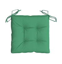 Chair Cushions 4 pcs 15.7"x15.7"x2.8" Oxford Fabric Green