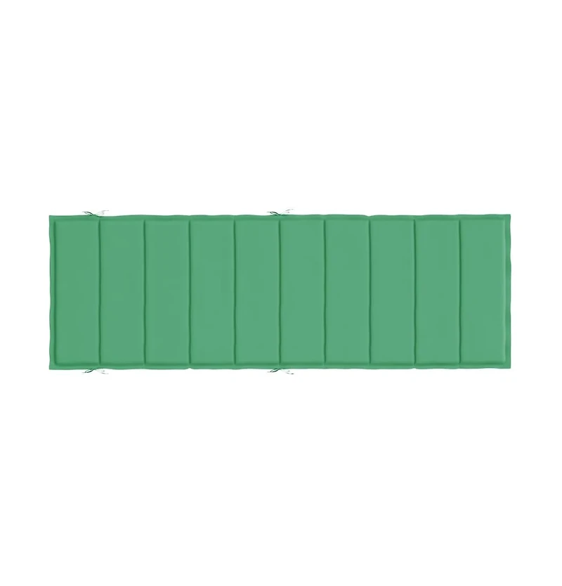 Sun Lounger Cushion Green 73.2"x22.8"x1.6" Oxford Fabric