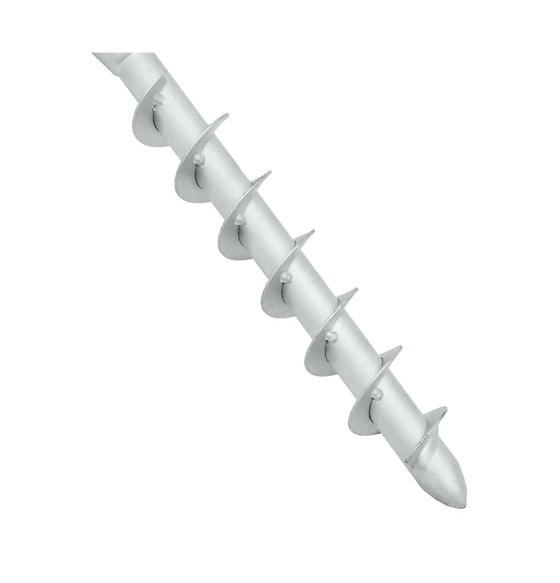 In-Ground Parasol Base with Rod 6.3"x6.3"x20.5" Steel