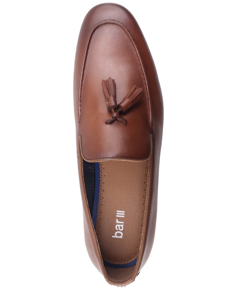 Bar Iii Men's Benjiee Leather Slip-On Tassel Loafers, Exclusively at Macy's
