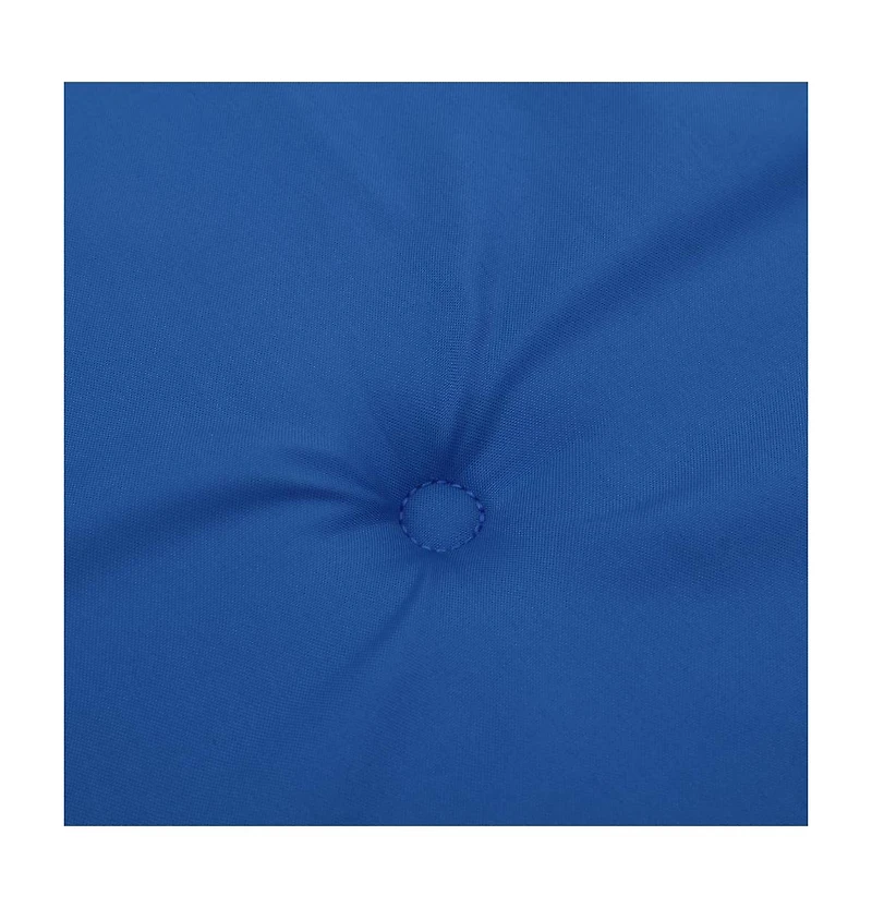 vidaXL Deck Chair Cushion Royal Blue (29.5"+41.3")x19.7"x1.6"
