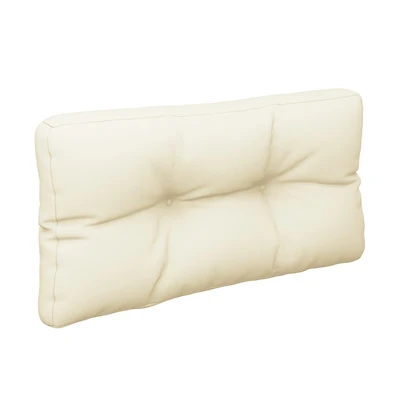 Pallet Cushion Cream 27.6"x15.7"x4.7" Fabric