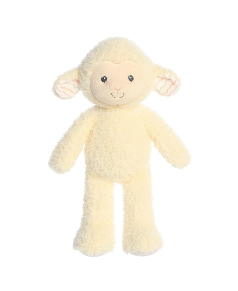 ebba Large Lovelee Lamb Cuddlers Adorable Baby Plush Toy White 15"