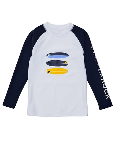 Snapper Rock Big Boys Wave Break Ls Rash Top