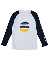 Snapper Rock Big Boys Wave Break Ls Rash Top