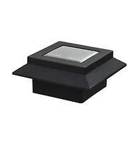 Outdoor Solar Lamps 6 pcs Led Square 4.7" Black
