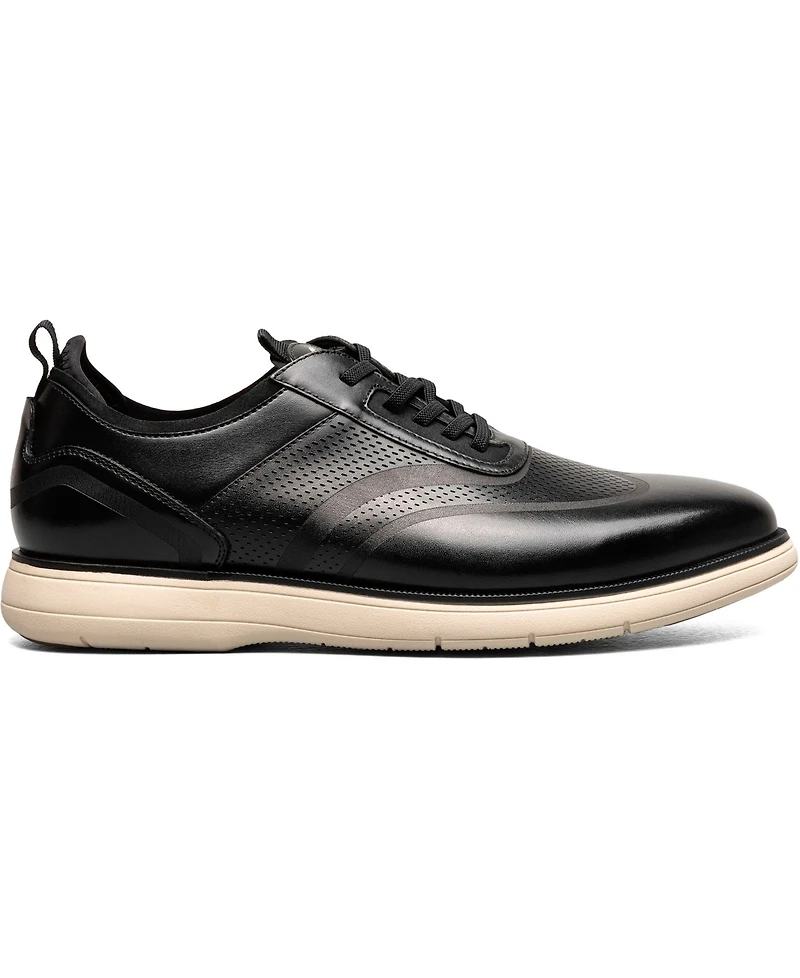 Stacy Adams Men's Edgewood Wingtip Elastic Lace Shoe