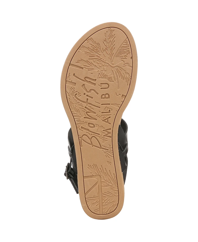 Blowfish Malibu Women's Arcadia Low Wedge Slingback Sandals