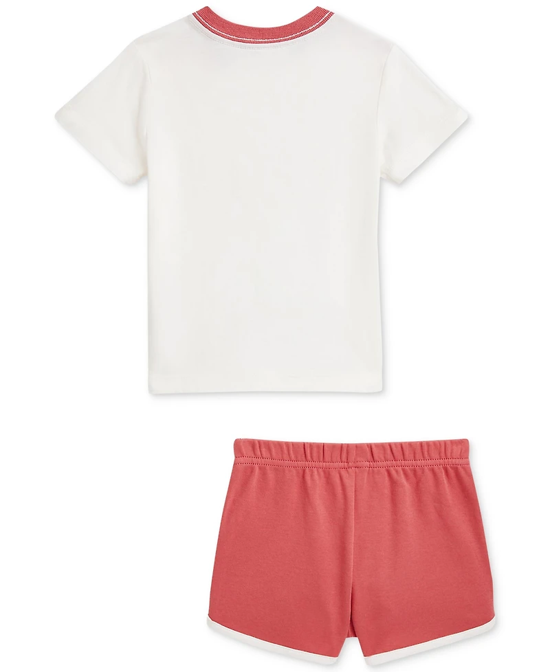 Polo Ralph Lauren Baby Boys Bear Jersey Tee & Short Set