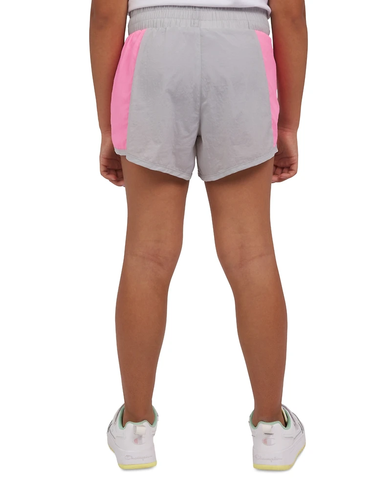 Champion Big Girls Colorblocked Woven Shorts