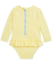 Polo Ralph Lauren Baby Girls Ruffled Gingham Rash Guard