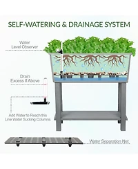 Aoodor Malysha Outdoor Elevated Planter (Set of 3) See More by Winston Porter