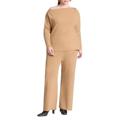 Eloquii Plus Size Sweater Pant