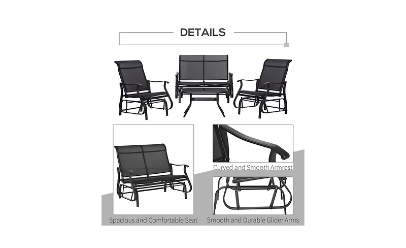 Garden Sofa Set – Stylish Outdoor Seating for Patio, Garden, or Backyard Relaxation