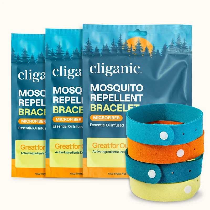 Mosquito Repellent Bracelets - Microfiber - 10 Pack