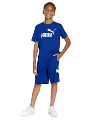 Puma Big Boys No 1 Logo Graphic Cotton T-Shirt