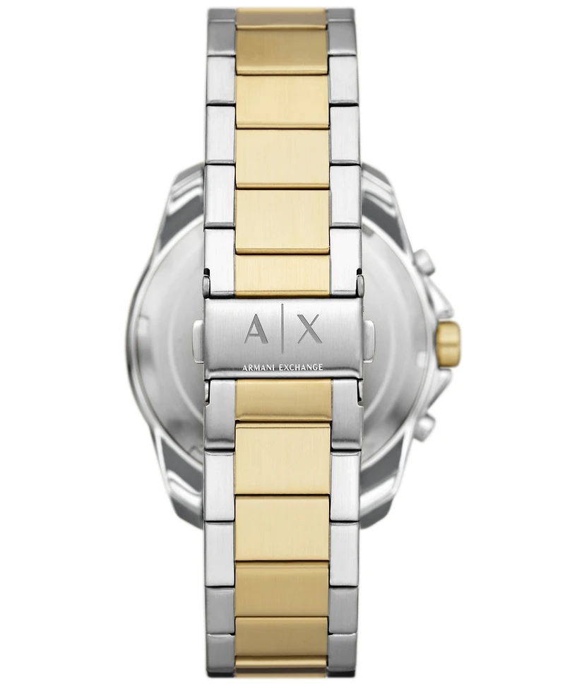 A|X Armani Exchange Men's Quartz Chronograph Two-Tone Stainless-Steel Watch, 44mm