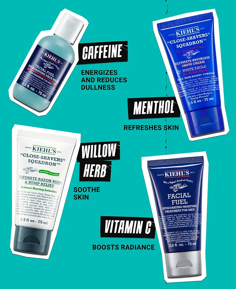 Kiehl's Since 1851 4-Pc. The Grooming Regimen Set