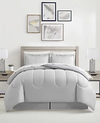 Sunham Aiden Striped 8-Pc. Comforter Sets, Exclusively at Macy's