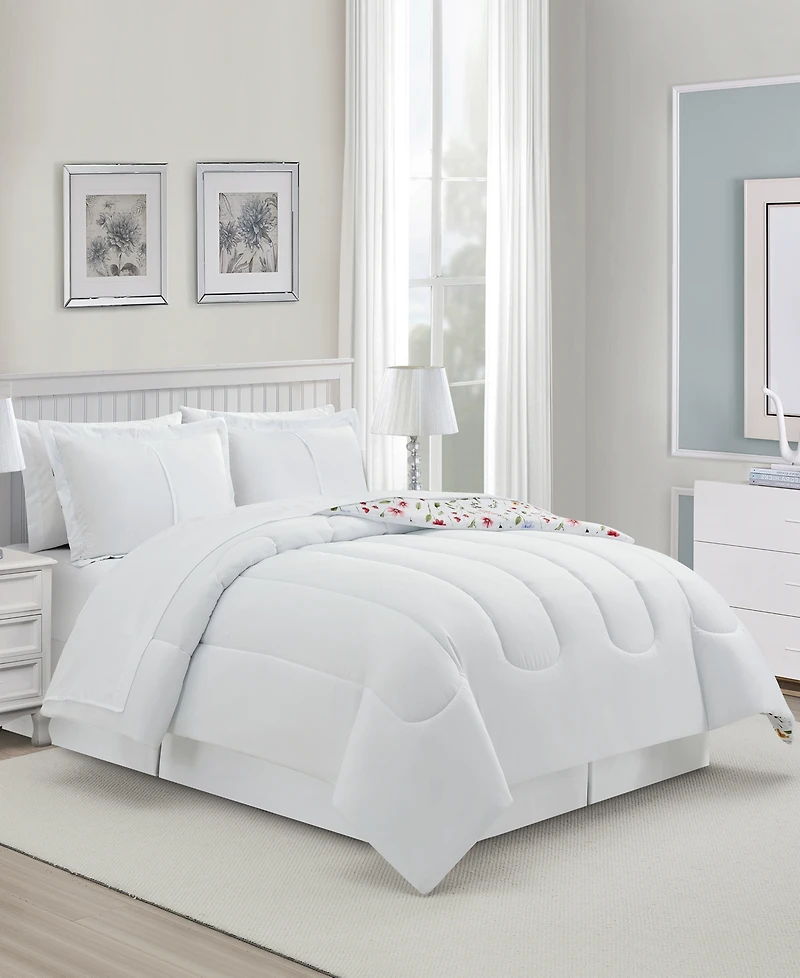 Sunham Natalie Floral 8-Pc. Comforter Sets, Exclusively at Macy's