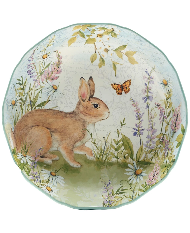 Certified International Easter Meadow Serving Bowl