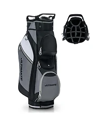 14-Way Golf Cart Stand Bag with Waterproof Rain Hood