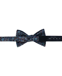 Trafalgar Men's Enzo Exploded Floral Silk Bow Tie