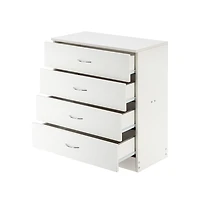 Modern Simple 4-Drawer Dresser for Stylish Storage and Bedroom Organization