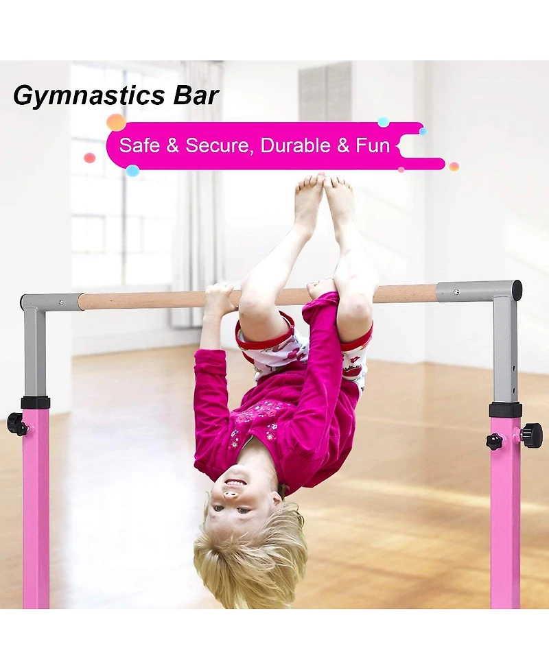 Adjustable Gymnastics Horizontal Bar for Kids