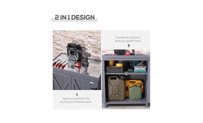 Garden Storage Cabinet – Outdoor Organizer for Tools, Equipment, and Supplies