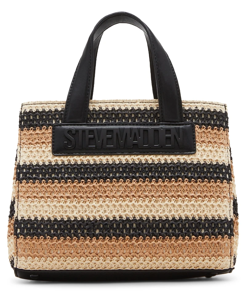 Steve Madden Bflores Raffia Mini Tote
