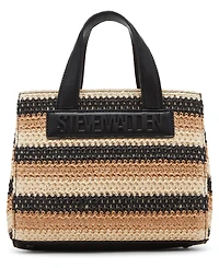 Steve Madden Bflores Raffia Mini Tote