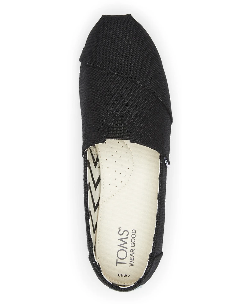 Toms Women's Alpargata Classic Heritage Canvas Slip-On Flats
