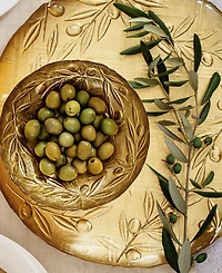 Vietri Moon Glass Olive Small Bowl