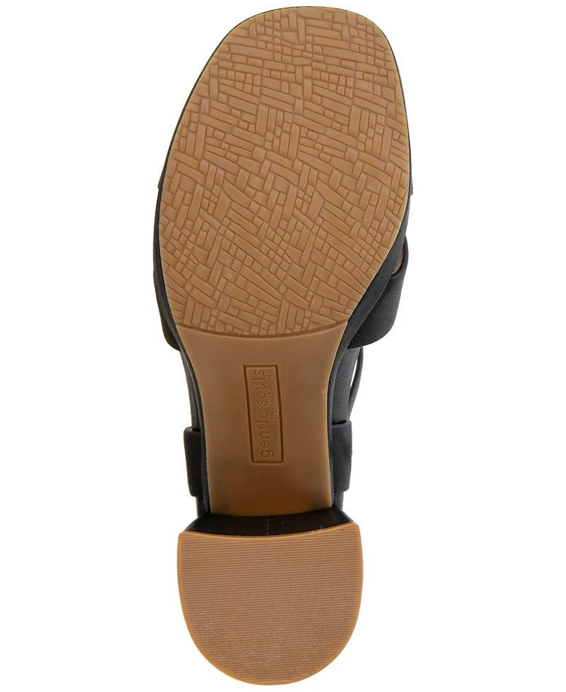 Gentle Souls Women's Rimini Block-Heel Dress Sandals