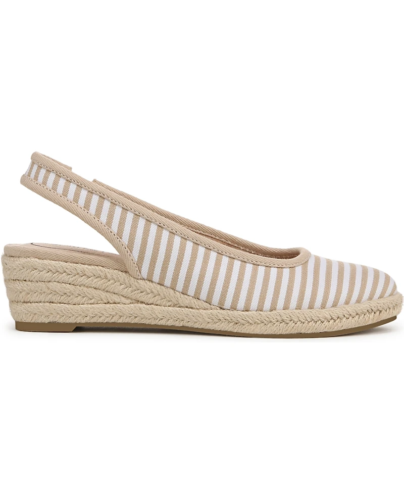 LifeStride Women's Kayden Slingback Wedge Espadrilles
