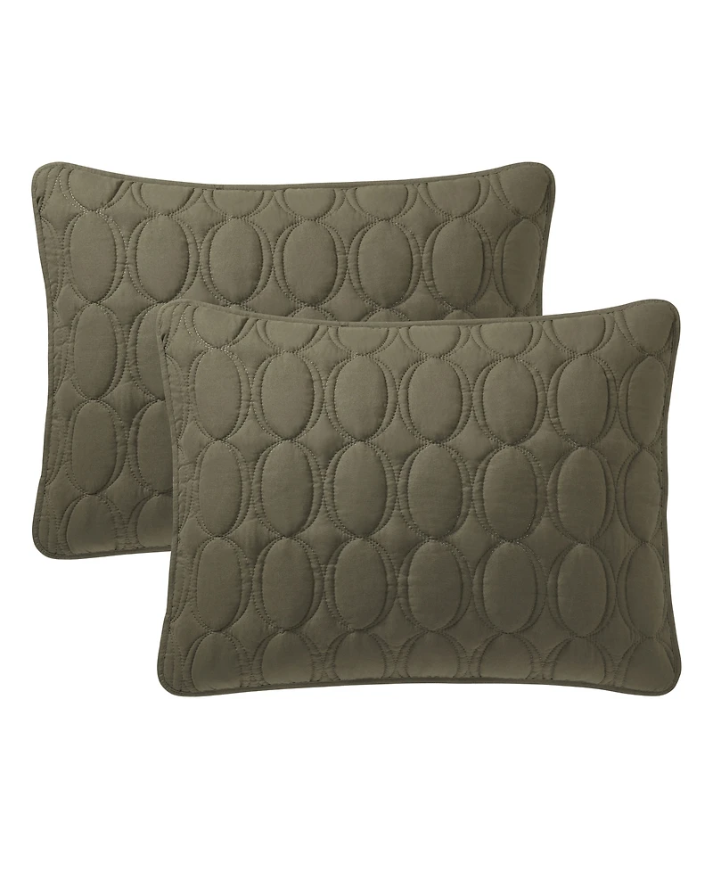 Vcny Home Circles Pinsonic 3-Pc. Quilt Set, King