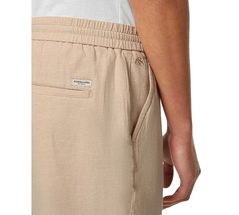 Scotch & Soda Men's Drawstring Linen Shorts