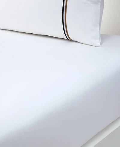 Boss Home by Hugo Boss B Linea 235 Thread Count Cotton Fitted Sheet, Queen