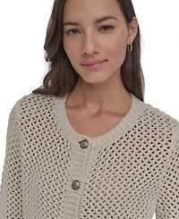 Dkny Jeans Women's Open-Knit Cardigan - D5k