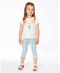 Deux par Deux Toddler Girls Organic Cotton Tee Cream And Koala - Toddler|Child