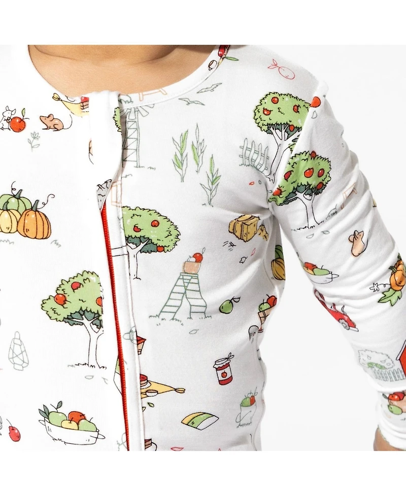 Bellabu Bear Baby Boys or Girls, Fall Vibes Convertible Footie