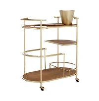 Alora 2 Tier Bar Cart W Bucket