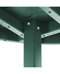 Low Outdoor Hdpe Round Patio Coffee Table