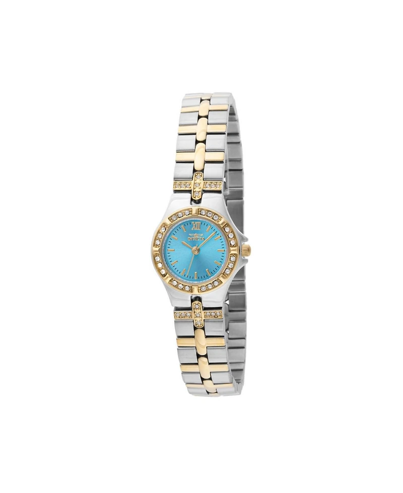 Invicta Women's 45873 Wildflower Quartz 3 Hand Turquoise Dial Watch