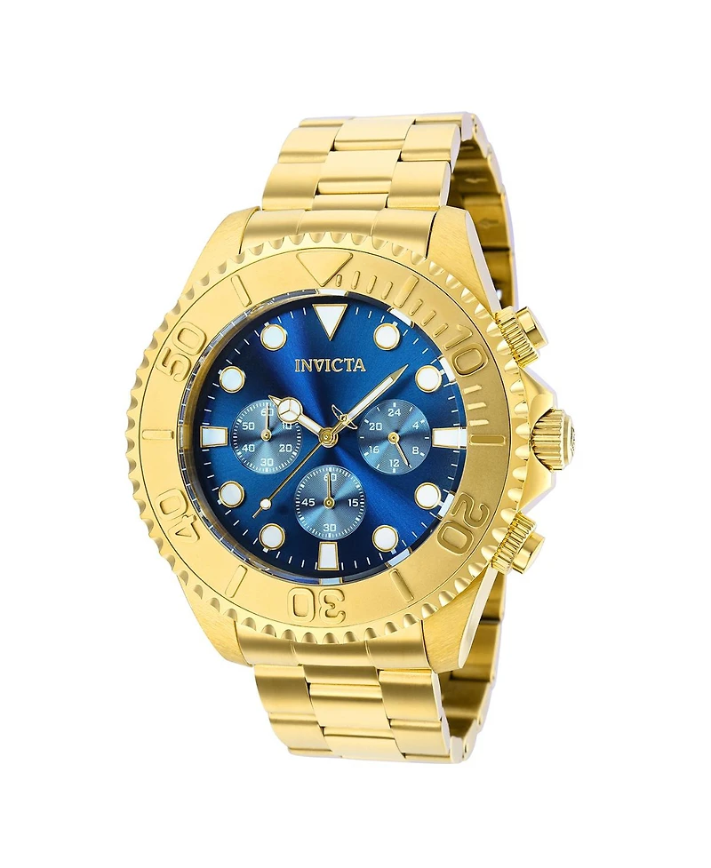 Invicta Men's 36974 Pro Diver Quartz Chronograph Dark Blue Dial Watch