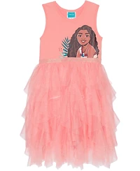 Disney Toddler and Little Girls Sleeveless Moana Way Finder Dress