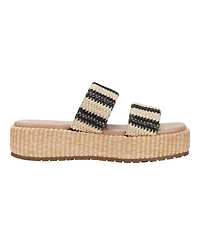 Marc Fisher Women's Pelma Double Band Flatform Sandals