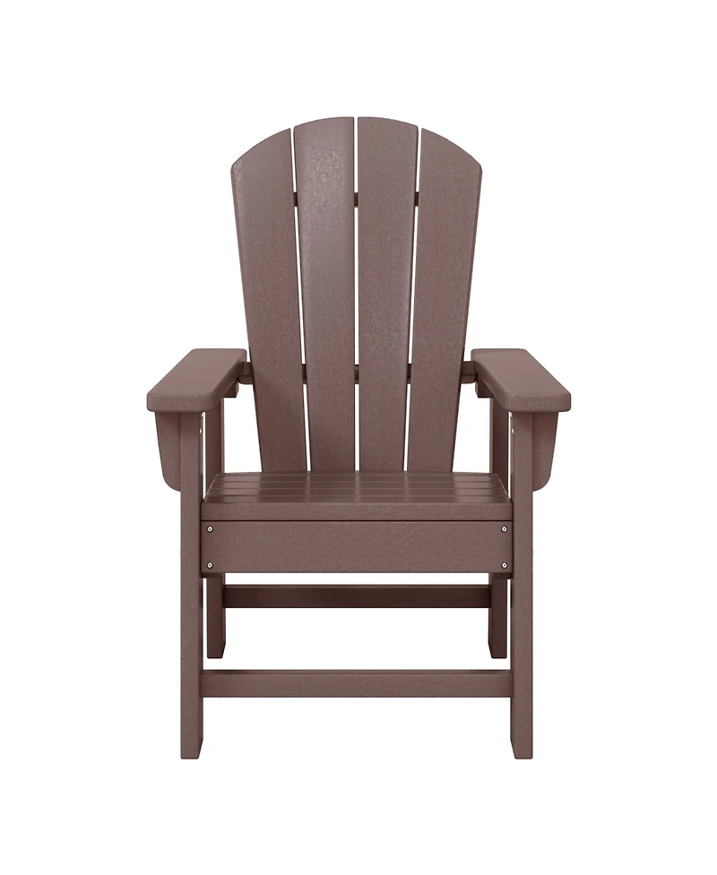 Kids Outdoor Hdpe Adirondack Plastic Patio Chair